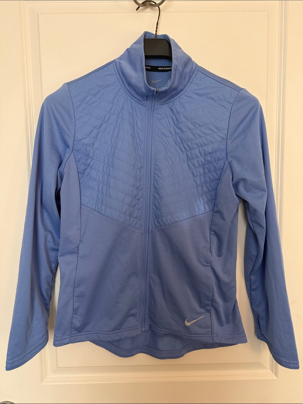 Nike Aerolayer Thermore Lightweight Running Jacket Women's Size Medium Blue NEW